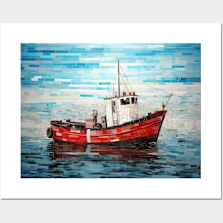 Shipping Boat Marine Art Decor Paint Posters and Art